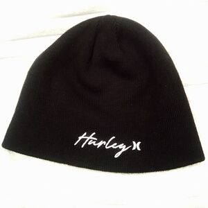 Hurley Black Beanie Knit Hat/Cap